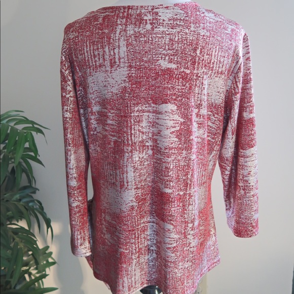 🌵Red & silver Blouse for Women Medium - Picture 2 of 6
